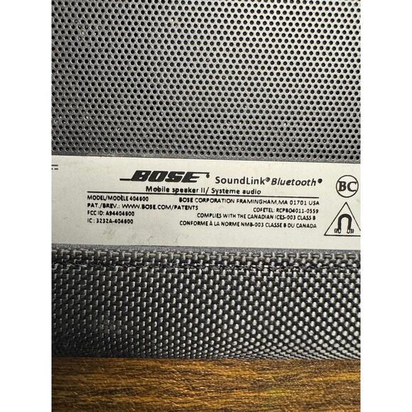Bose Soundlink Bluetooth Mobile Speaker II 404600 GUC - Picture 5 of 6